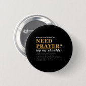 Liebe Person hinter mir, brauche Gebet, tippe auf Button (Vorne & Hinten)