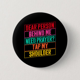Liebe Person Hinter Mir Brauche Gebet Tippe Auf Me Button