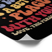 Liebe Person hinter mir Die Welt ist ein besserer Poster (Ecke)