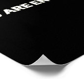 Liebe Person hinter mir Sie sind genug Liebe Aussi Poster (Ecke)