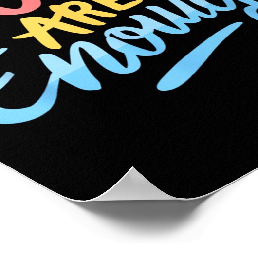 Liebe Person hinter mir Sie sind genug Liebe Aussi Poster (Ecke)