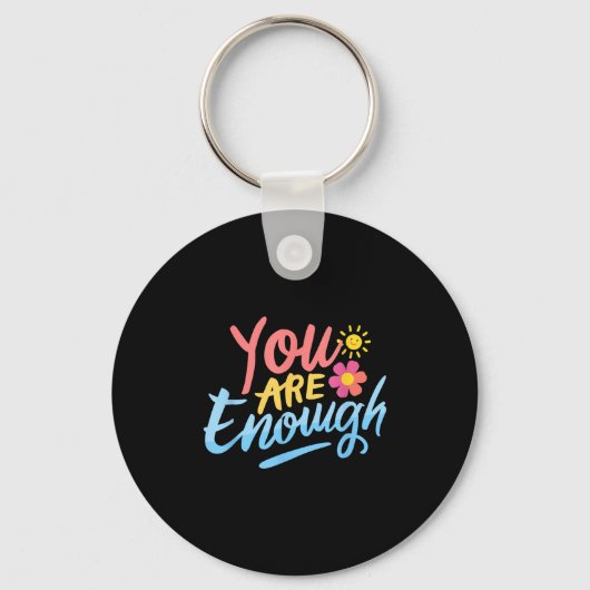 Liebe Person hinter mir Sie sind genug Liebe Aussi Schlüsselanhänger (Vorderseite)