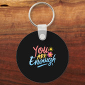 Liebe Person hinter mir Sie sind genug Liebe Aussi Schlüsselanhänger (Vorderseite)