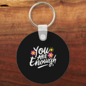 Liebe Person hinter mir Sie sind genug Liebe Aussi Schlüsselanhänger (Vorderseite)