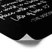 Liebe Person hinter mir sind Sie Phantastisch schö Poster (Ecke)