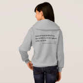 Liebe Person hinter mir Sweatshirt (Schwarz voll)
