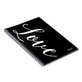 LIEBE Personalisiert Chic Inspiration-Typ Notizblock (Rechte Seite)