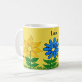 Liebe Personalisiert Gelbe Tasse (Vorderseite Links)