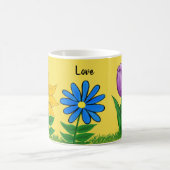 Liebe Personalisiert Gelbe Tasse (Mittel)