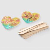 Liebe Personalisiert Gouache Wasserfarben Fächer (Non-assembled)