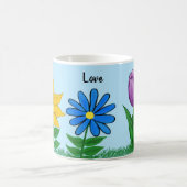 Liebe Personalisiert Grau Tasse (Mittel)