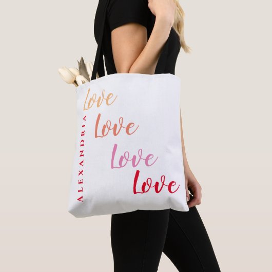 Liebe Personalisiert Moderne Tasche (Von Nahem)