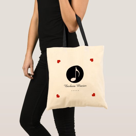 Liebe personalisiert tragetasche (Vorderseite (Produkt))