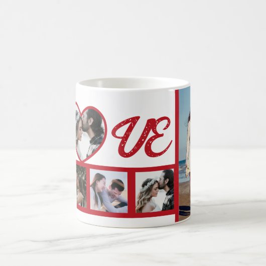 Liebe personalisiert Valentinstag Kaffeetasse (Mittel)