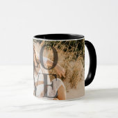 "LIEBE" personalisiert Vollständiges Foto-Layout Tasse (VorderseiteRechts)