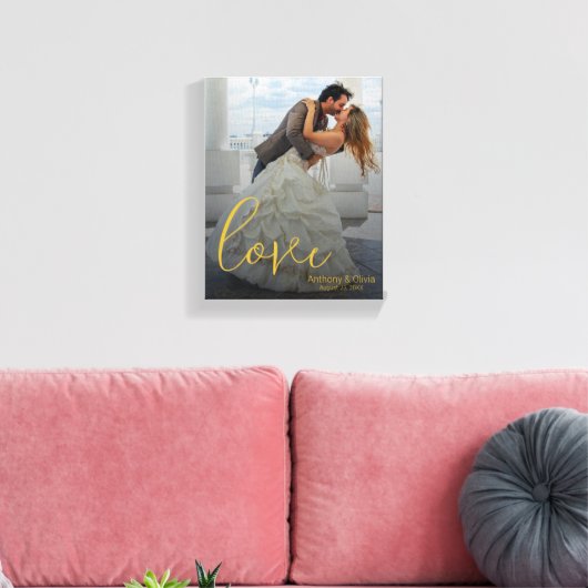 Liebe Personalisierte Hochzeitsgeschenke Leinwand (Insitu (Wohnzimmer))