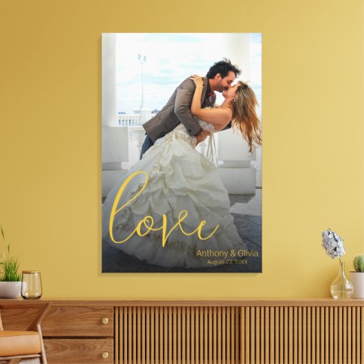 Liebe Personalisierte Hochzeitsgeschenke Leinwand (Insitu (Wohnzimmer))