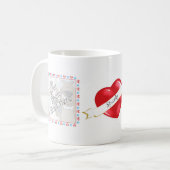 Liebe Personalisierter Fotovorlagen für Ihren Hund Kaffeetasse (Vorderseite Links)