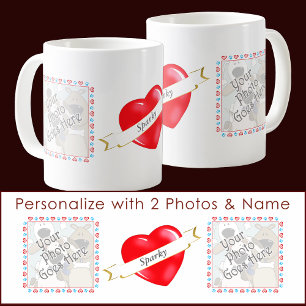 Liebe Personalisierter Fotovorlagen für Ihren Hund Kaffeetasse