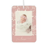 LIEBE Personalisiertes Foto Auto Autolufterfrischer (Vorderseite)