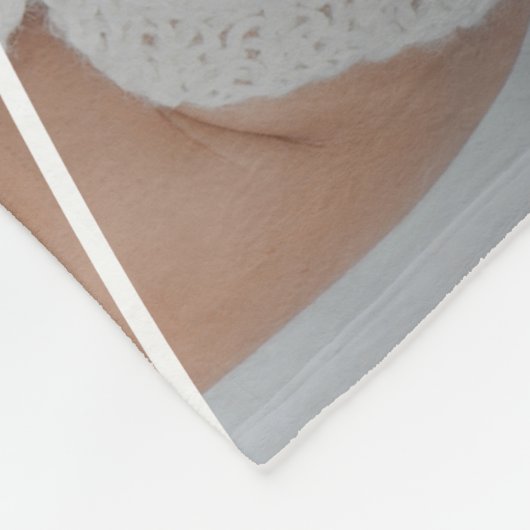 Liebe Personalisiertes Foto Fleecedecke (Ecke)