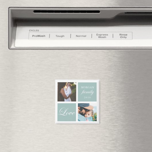 Liebe | Personalisiertes Foto Magnet (In Situ (Geschirrspüler))