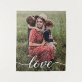 Liebe Personalisiertes Foto Wandteppich (Vorderseite)