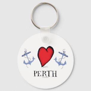 Liebe Perth Schlüsselanhänger