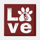 LIEBE PET PAW ANIMAL GIFT MAGNET (Vorne)