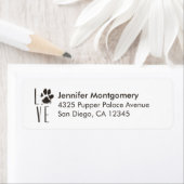 Liebe Pet Pet Print Brown Grunge Typografie (Insitu)