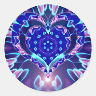 Liebe PeTaLS-Aufkleber Runder Aufkleber