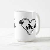 Liebe Pets Kaffeetasse (VorderseiteRechts)