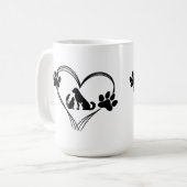 Liebe Pets Kaffeetasse (Vorderseite Links)