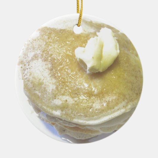 Liebe-Pfannkuchen Keramik Ornament (Vorne)