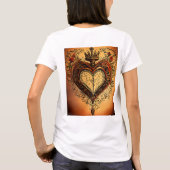 Liebe Pfeil: Traditioneller Tattoo-Inspiriert T - T-Shirt (Rückseite)