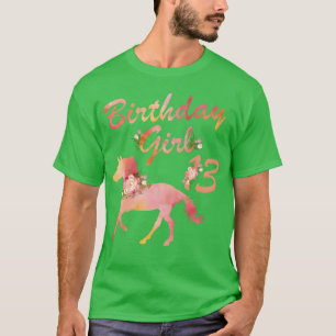 Liebe Pferde ab 13. Geburtstag T-Shirt