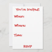 Liebe Pferde Einladung (Rückseite)