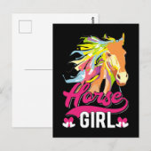 Liebe Pferde Frische Pasta machen Postkarte (Vorne/Hinten)