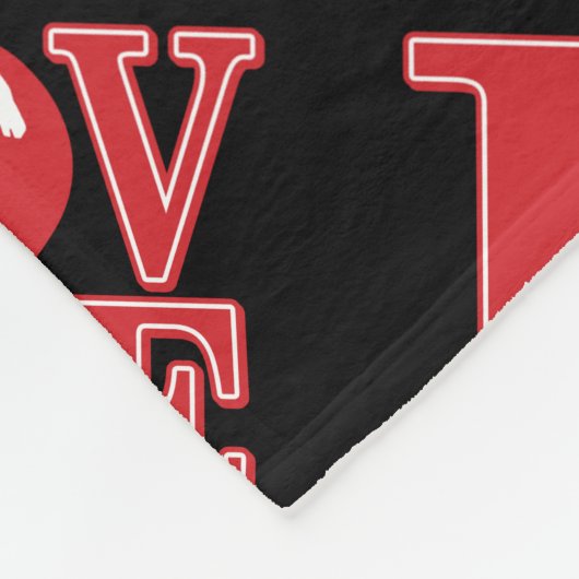 Liebe Pferde. I Liebe Pferde Fleecedecke (Ecke)