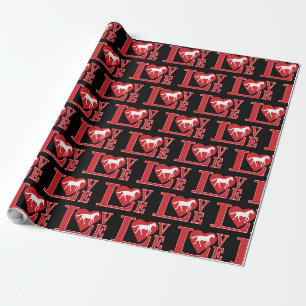 Liebe Pferde, ich liebe Pferde Geschenkpapier