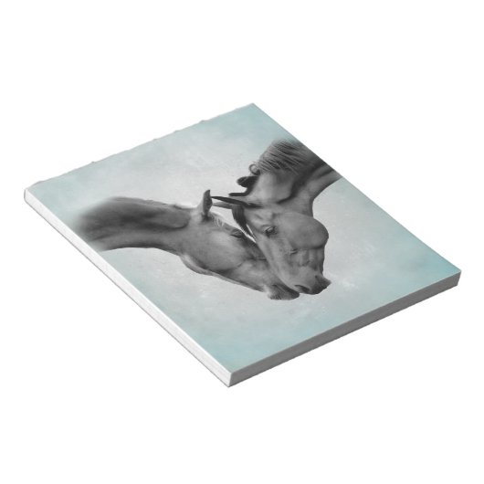 Liebe Pferde Notizblock (angewinkelt)