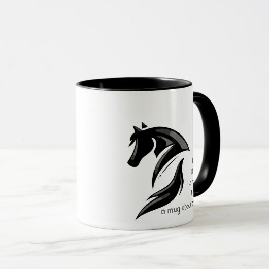 Liebe Pferde Tiere so viel Spaß Zitat Tasse (VorderseiteRechts)