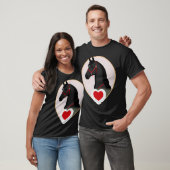 Liebe Pferde Vintag T-Shirt (Unisex)