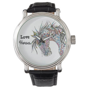 Liebe-Pferdeuhr Armbanduhr