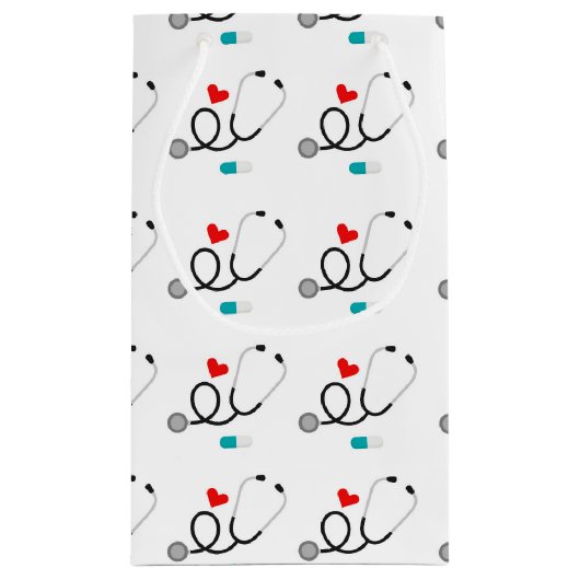 Liebe Pflege Spaß Party Tasche Kleine Geschenktüte (Rückseite)