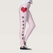 Liebe-pflegenLeggings-Rosa Leggings (Rechts)