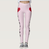 Liebe-pflegenLeggings-Rosa Leggings (Vorderseite)