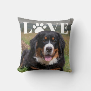 Liebe Pfotenabdruck PhotoPop Kissen