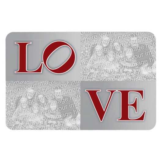 LIEBE Philadelphia Save the Date Custom Magnet (Horizontal)