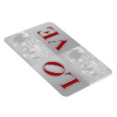 LIEBE Philadelphia Save the Date Custom Magnet (Rechte Seite)